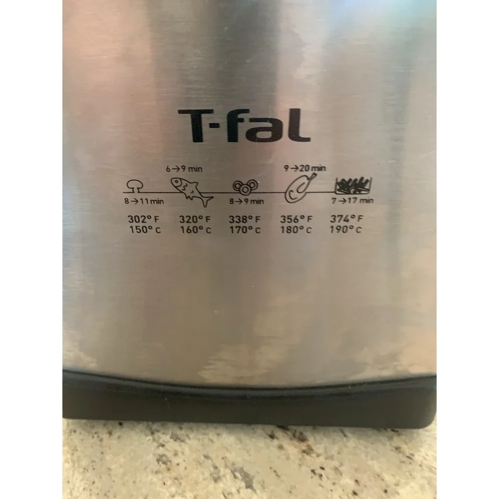 T-fal Easy Pro Deep Frying Machine FR101450 - 3L w/Helen Chen Stainless Steel‎
